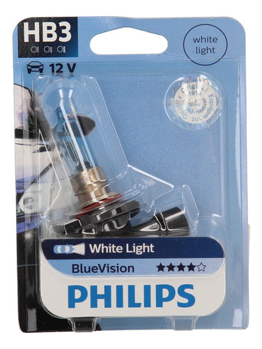 Imagen 1 de 5 de Lampara Philips Hb3 (9005) 12v 65w P20d Blue Vision Philips