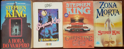Stephen King - Lote Promocional 4 Livros Abril Cultural Raro