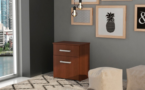 Mesa De Luz 1 Cajón + 1 Puerta Dakar Mueble Dormitorio