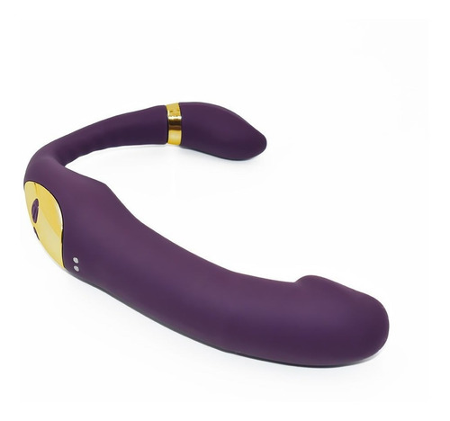 Imagen 2 de 4 de St Strap On 3 Consolador Vibrador Oscilante Con Calor Usb