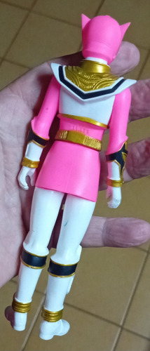 Figura Power Rangers Ultra Megaforce Pink Power Bandai 2005 (Usado)