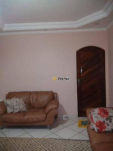 Sobrado Com 3 Dormitórios À Venda, 189 M² Por R$ 450.000,00 - Jardim Santo André - Santo André/sp - So0892