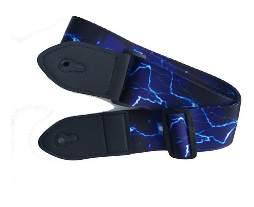 Imagen 3 de 5 de Correa Para Guitarra Eléctrica O Acústica Ajustable Storm