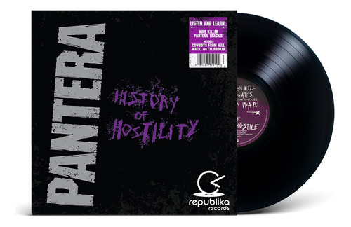 Pantera - History Of Hostility ( Hits) - Lp Sellado Nuevo