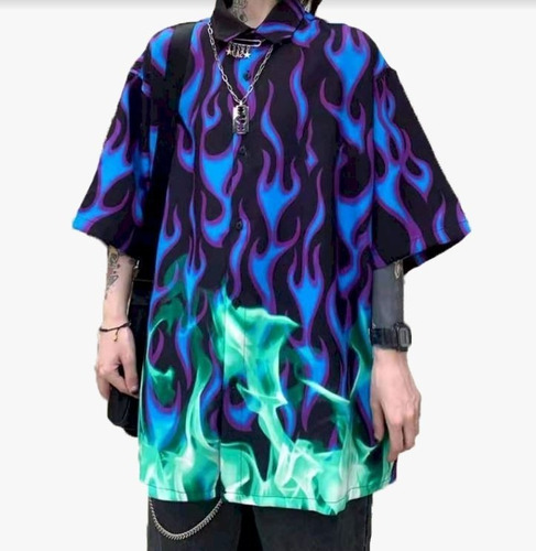 Camisa Fuego Oversize