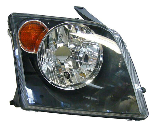 Par De Faros Ecosport 2004-2005 Fondo Negro Cuarto Ambar