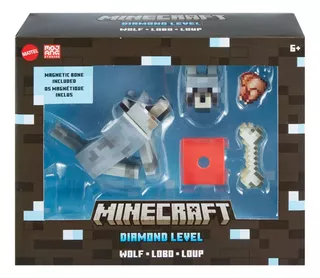 Minecraft Diamond Level Wolf Coleccionable