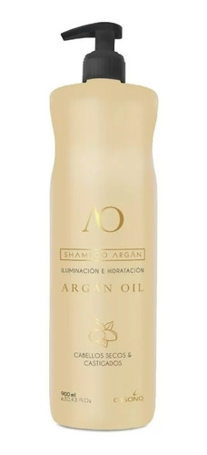 Shampoo De Argan Iluminación E Hidratación Ossono X 900 Ml