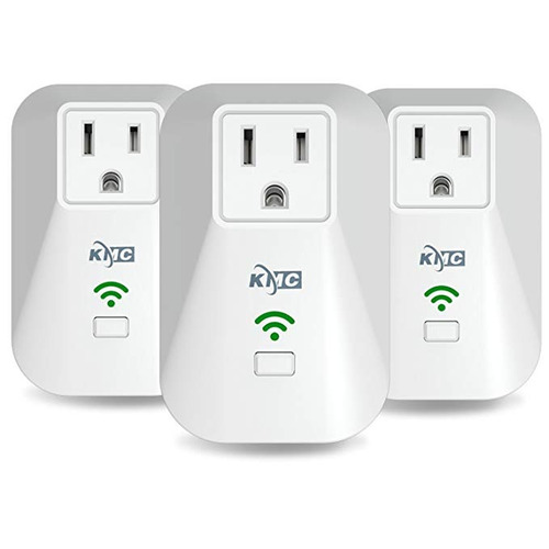 Kmc 3 Pack Wi-fi Smart Plug Con Monitoreo De Energía, Compat