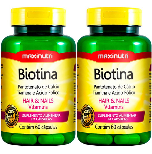 Imagem 4 de 5 de Combo 2 Hair Skin & Nails (cápsula Da Beleza) + 2 Biotina
