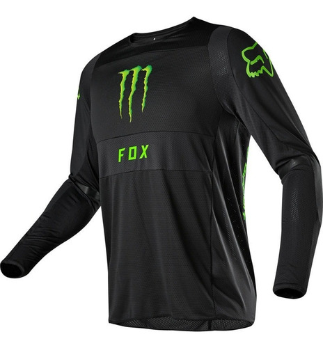 Jersey Fox 360 Pro Circuit Negro/ Verde Motocross Enduro