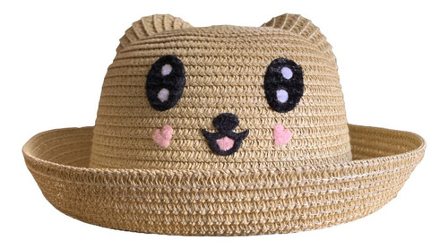 Sombrero De Paja Pavas Con Diseño Para Niños Gorritos