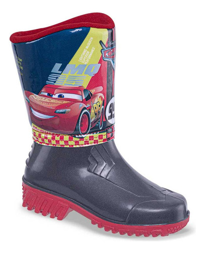 Botas De Lluvia Cars Majid Gris Para Niño Disney