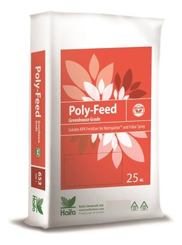 Fertilizante Soluble Poly Feed Gg 19-19-19 X 25 Kg