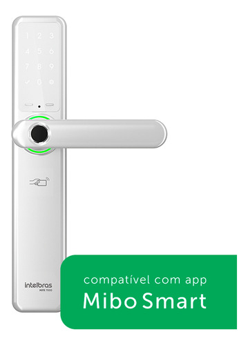 Fechadura Digital Inteligente De Embutir Com Biometria Mfr 7