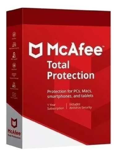 Promo Antivirus Total Protection  10 Pc X 01 Año Original