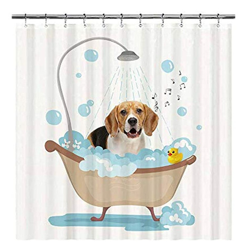 Cortinas De Baño Cortina De Ducha Para Amantes De Perros