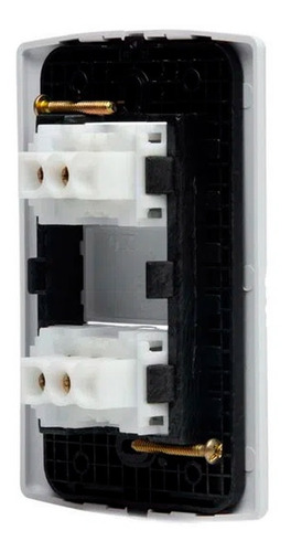 Llave De Luz 2 Puntos Completa Life Blanco Puro Sica