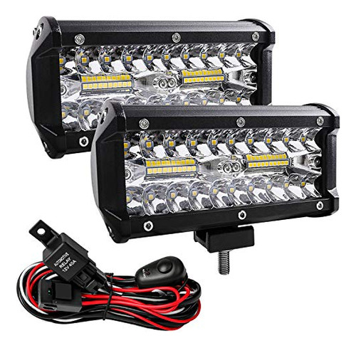 Barra De Luz Led Zmoon 2 Unidades De Luces De Carretera 240 