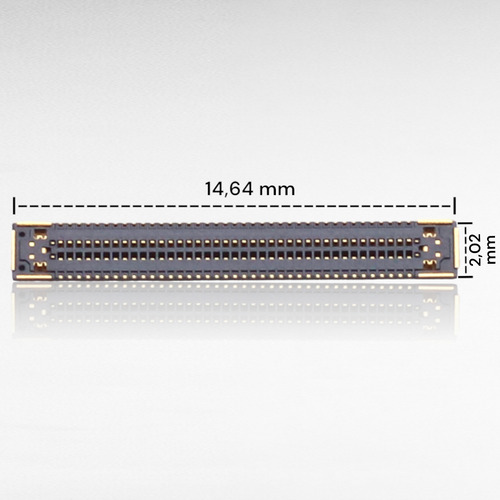 Conector Fpc Placa Samsung A33 A42 A52 A53 78 Pinos Kit 5 Un