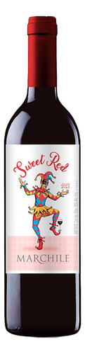 Pack De 4 Vino Tinto Marchile Sweet Red 750 Ml