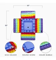 Comprar Popit Juguete Sensorial Antiestres Tablero Para 4 Personas 