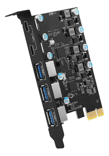 Tarjeta De Expansión Pci Express Usb 3.0, Adaptador Pcie De