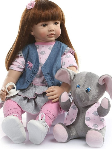 Imagen 2 de 5 de Bebe Bebé Baby Reborn Muñeca Realista Niñas Juguetes