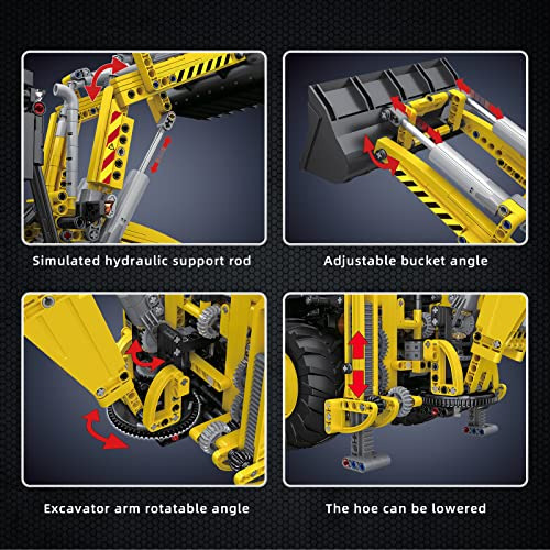 Excavadora Y Bulldozer 2 1, Juego De Construcción De B...