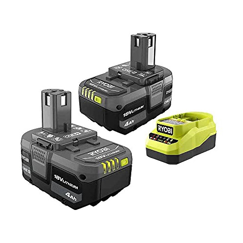 Kit De Batería Ryobi One+ 18v De Litioion 4.0 Ah (2 Pa...