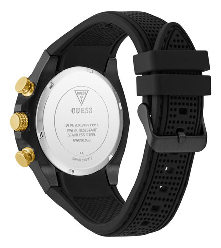 Reloj Hombre Guess D1 Negro Fondo Arcoíris