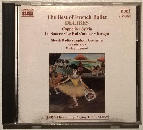  Delibes - The Best Of French Ballet - Cd Made In Usa
