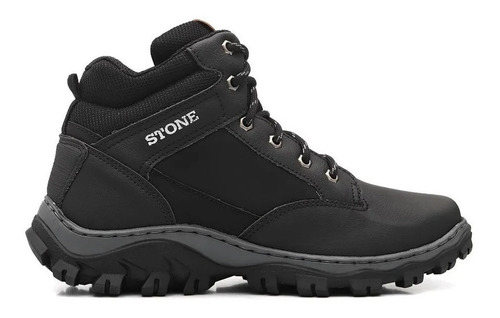 Zapatillas Bota Stone Alpino Hombre Outdoor Trekking Olivos