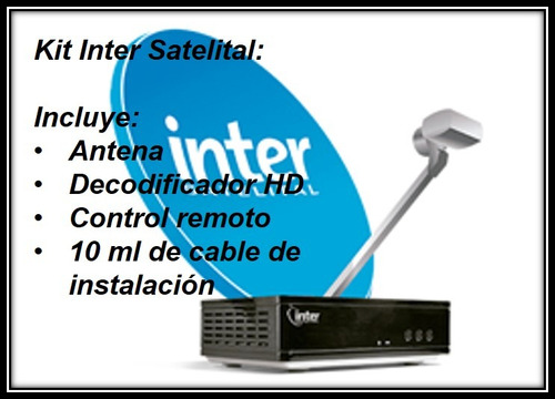 Antena Satelital Inter Hd