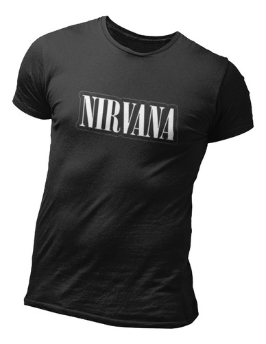 Playera De Nirvana Letras Hell And Heaven