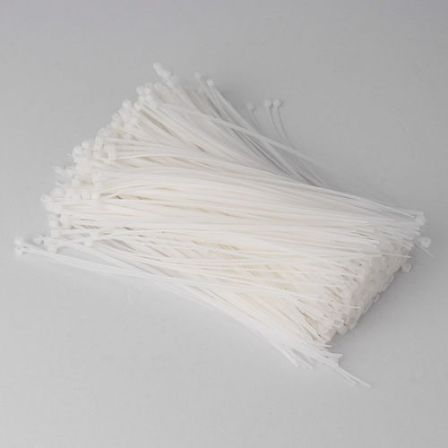 1000pcs Pack 8 Pulgadas Blanco Red Cable Cable De Atadura De