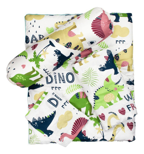 Pimpolho Kit jogo berço infantil bebê safari bichinhos flor 4 peças