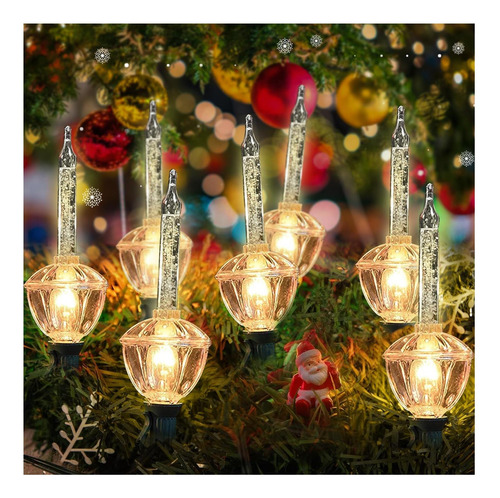 Luces De Burbujas De Navidad, Juego De Cuerdas De Luz De De