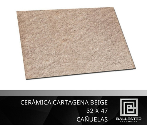 Cerámica Revestimiento Cartagena Beige 32 X 47 Cañuelas