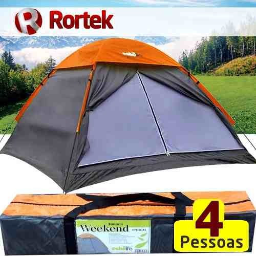 Barraca Camping Weekend 4 Pessoas 2,1x2,1x1,3 Impermeável Fr