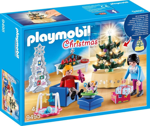 Todobloques Playmobil 9495 Christmas Habitación Navideña !
