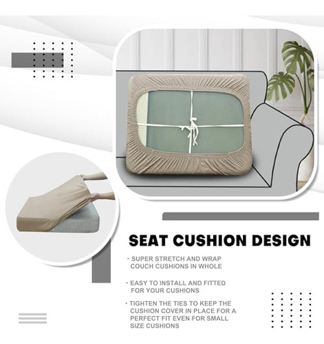 Funda Elástica Individual Cojín Sofá Silla, Asiento Suave.