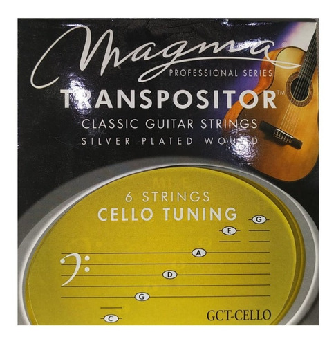 Encordado Cuerdas Magma Transpositor  Cello Gct-cello