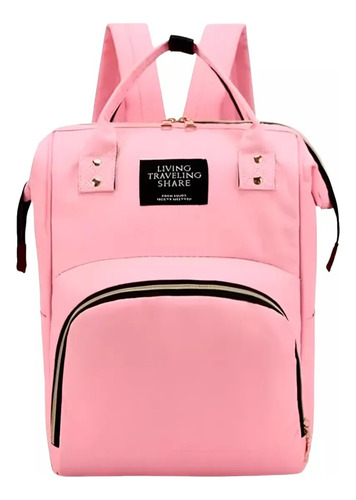 Mochila Maternal Urbana Mujer Rosa Claro