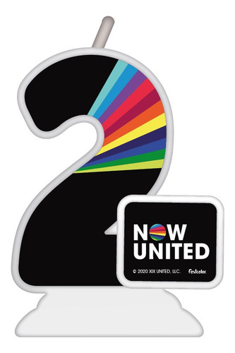 Vela Temática Festa Now United N°2 - 01 Unidade - Festcolor