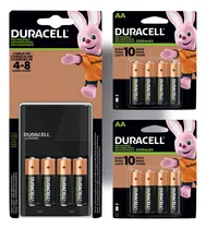 Comprar Kit Duracell Cargador Con 4 Pilas Aa + 8 Pilas Aa