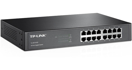 Imagen 3 de 4 de Switch Escritorio/rack 16 Puertos Gigabit Tp-link Tl-sg1016d