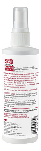 Fórmula Para Reducir El Estrés En Aerosol Relajante Nature's Miracle Just For Cats, 8 Onzas (p-5780)