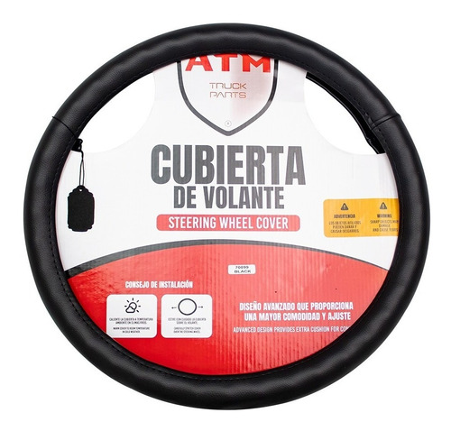 Funda Para Volante 18  Atm Vinil Negro