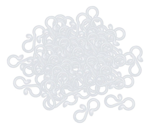 L 4 X 100x Ganchos Para Cortina De Ducha Anillos Para